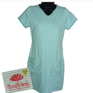 - - Super Comfy and Cute Summer Cotton Jersey Dress by three friends